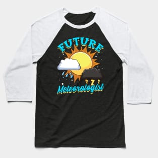 Cute & Funny Future Meteorologist Tornado Storm Baseball T-Shirt